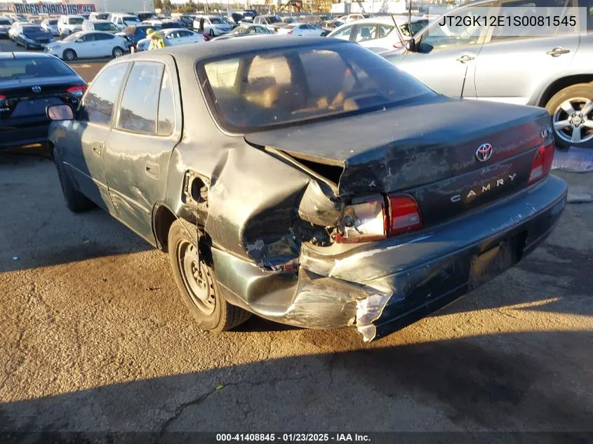 1995 Toyota Camry Le VIN: JT2GK12E1S0081545 Lot: 41408845