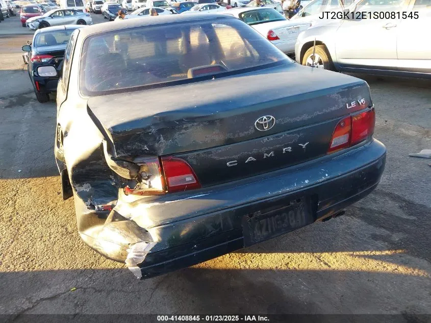 1995 Toyota Camry Le VIN: JT2GK12E1S0081545 Lot: 41408845