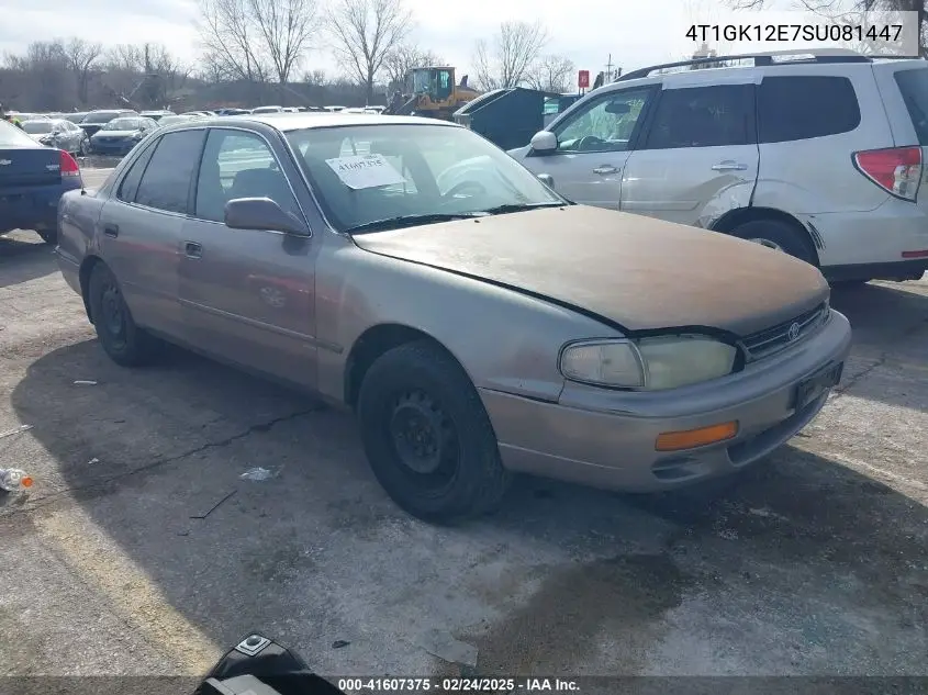 1995 Toyota Camry Le VIN: 4T1GK12E7SU081447 Lot: 41607375