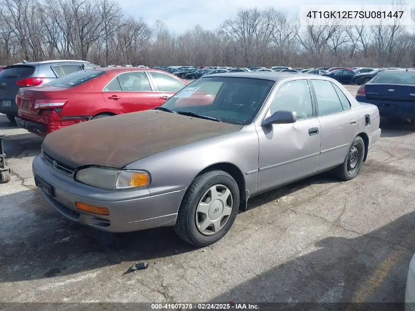 1995 Toyota Camry Le VIN: 4T1GK12E7SU081447 Lot: 41607375