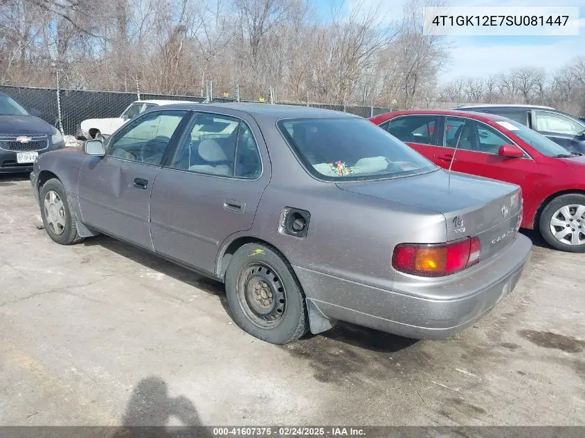 1995 Toyota Camry Le VIN: 4T1GK12E7SU081447 Lot: 41607375