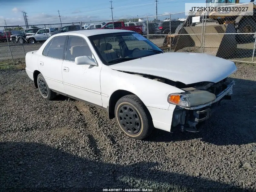 1995 Toyota Camry Le VIN: JT2SK12E5S0332027 Lot: 42078977