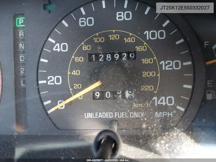 1995 Toyota Camry Le VIN: JT2SK12E5S0332027 Lot: 42078977