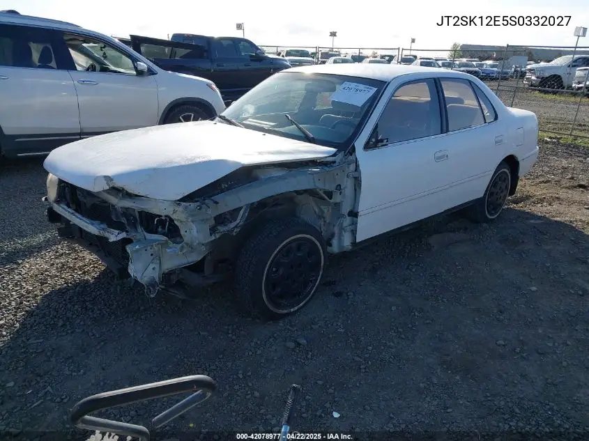 1995 Toyota Camry Le VIN: JT2SK12E5S0332027 Lot: 42078977