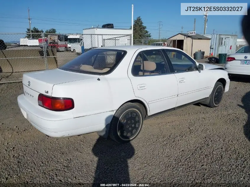 1995 Toyota Camry Le VIN: JT2SK12E5S0332027 Lot: 42078977