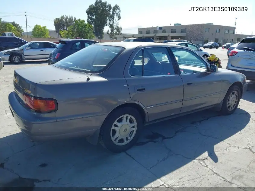 1995 Toyota Camry Xle VIN: JT2GK13E3S0109389 Lot: 42174432