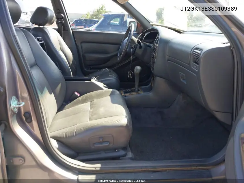 1995 Toyota Camry Xle VIN: JT2GK13E3S0109389 Lot: 42174432