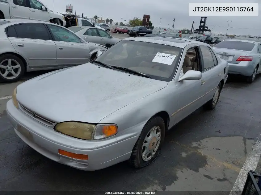 1995 Toyota Camry Le VIN: JT2GK12E9S0115764 Lot: 42404462