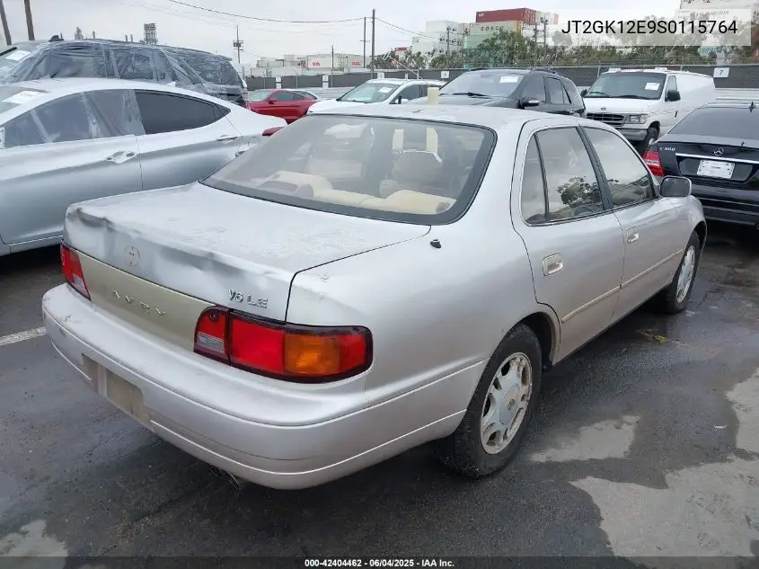 1995 Toyota Camry Le VIN: JT2GK12E9S0115764 Lot: 42404462
