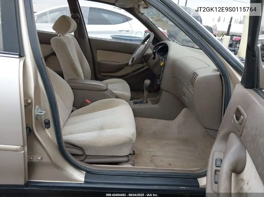 1995 Toyota Camry Le VIN: JT2GK12E9S0115764 Lot: 42404462