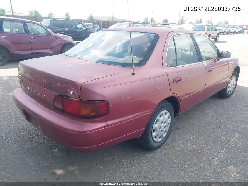 1995 Toyota Camry Le VIN: JT2SK12E2S0337735 Lot: 42467411