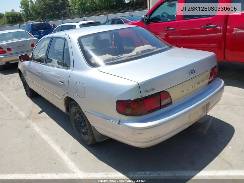 1995 Toyota Camry Le VIN: JT2SK12E0S0330606 Lot: 42619849
