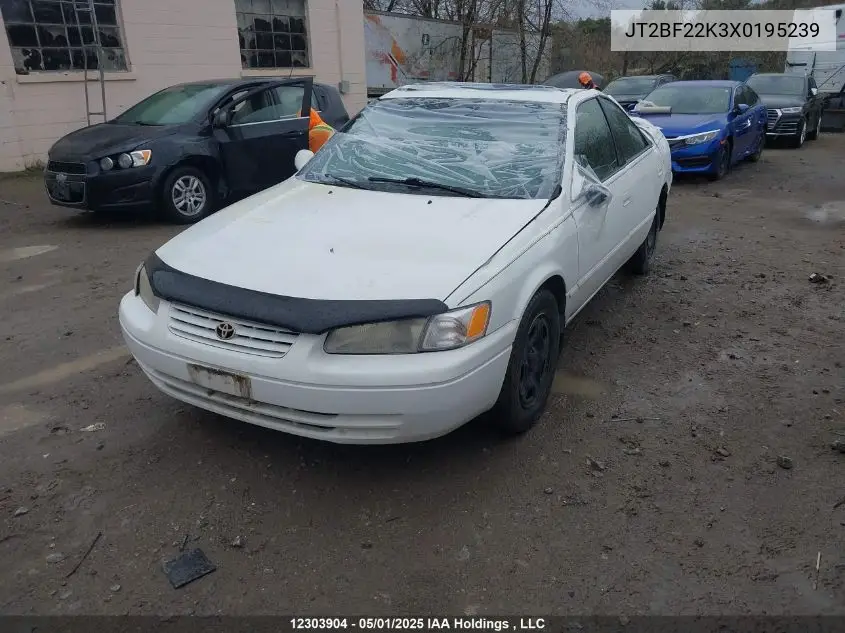 1999 Toyota Camry Le/Xle VIN: JT2BF22K3X0195239 Lot: 12303904