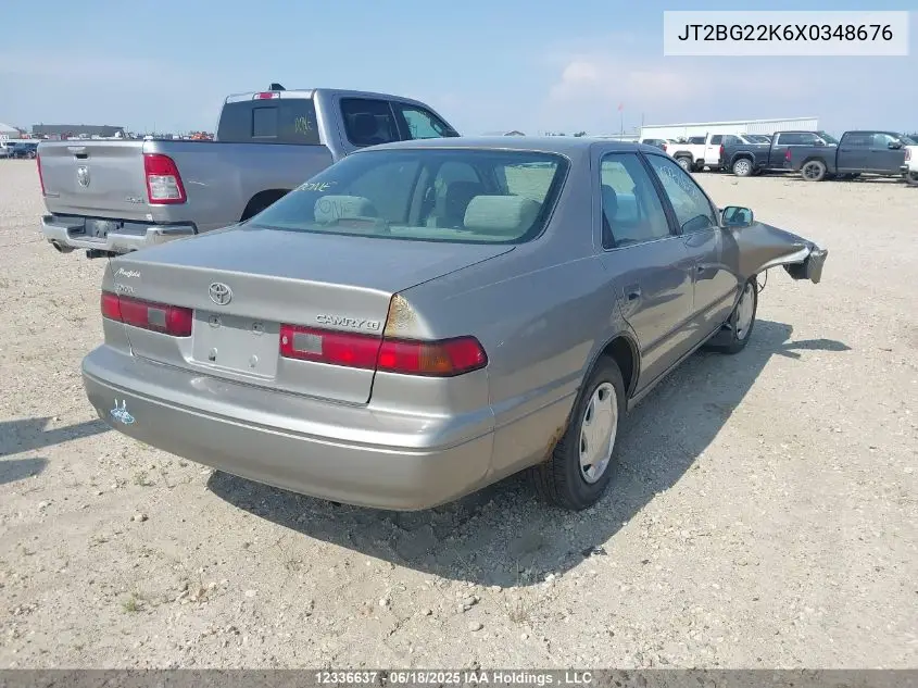1999 Toyota Camry Le/Xle VIN: JT2BG22K6X0348676 Lot: 12336637
