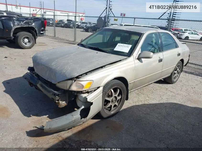 1999 Toyota Camry Ce VIN: 4T1BG22K9XU889216 Lot: 41923231