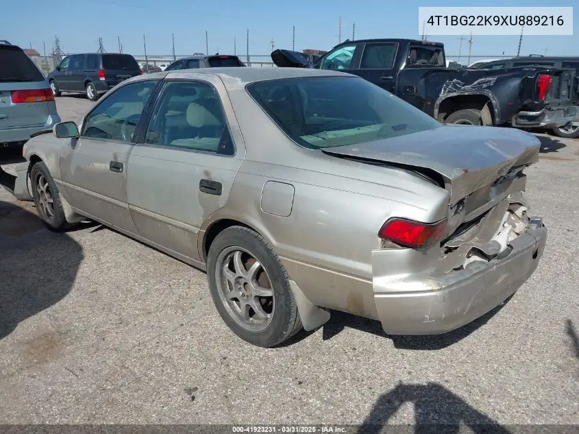 1999 Toyota Camry Ce VIN: 4T1BG22K9XU889216 Lot: 41923231
