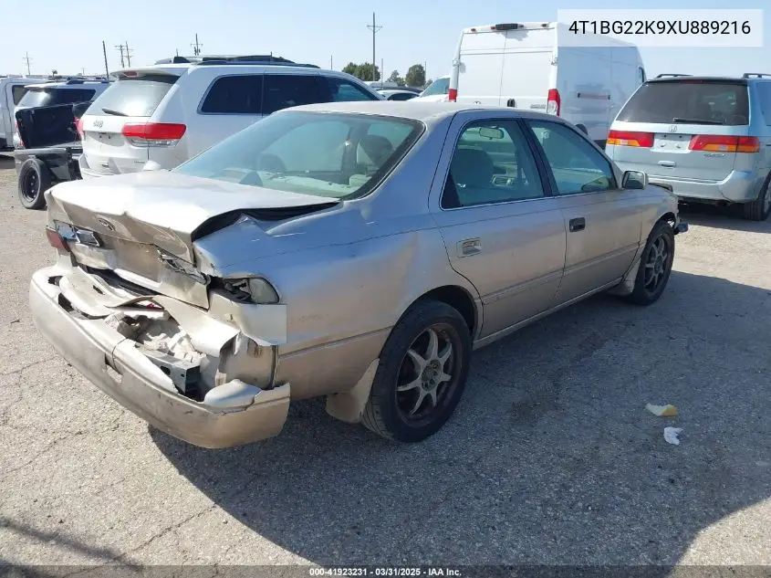 1999 Toyota Camry Ce VIN: 4T1BG22K9XU889216 Lot: 41923231