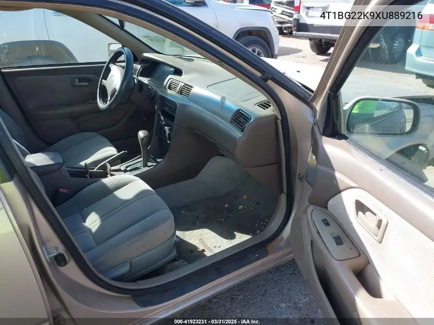1999 Toyota Camry Ce VIN: 4T1BG22K9XU889216 Lot: 41923231