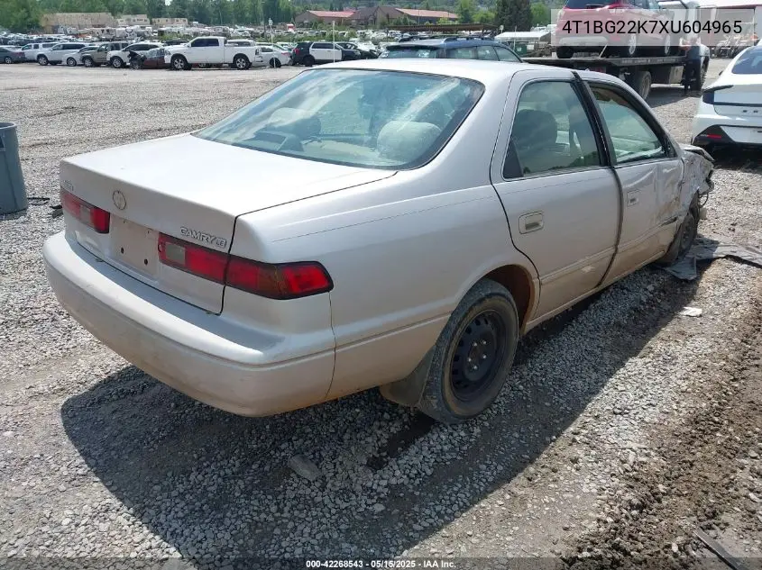1999 Toyota Camry Le VIN: 4T1BG22K7XU604965 Lot: 42268543