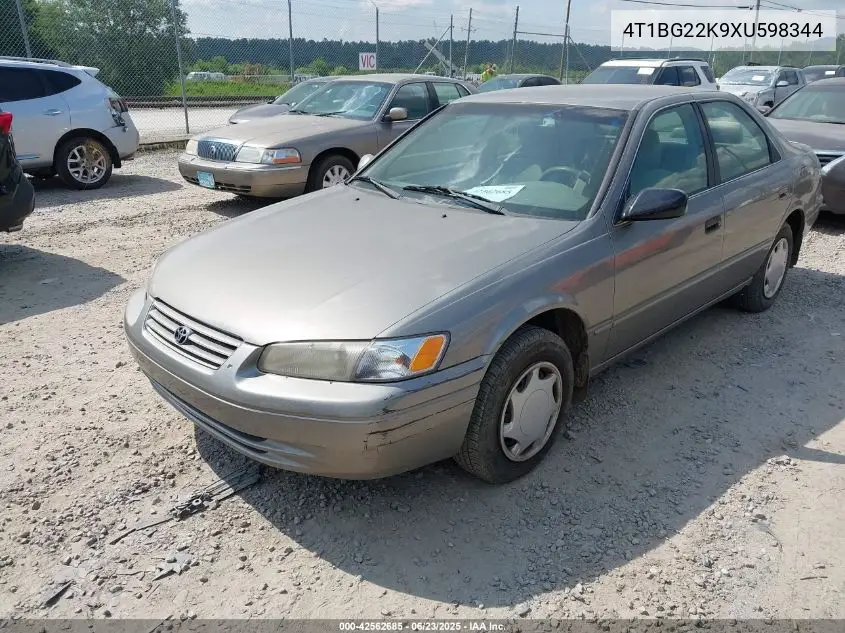 1999 Toyota Camry Ce VIN: 4T1BG22K9XU598344 Lot: 42562685