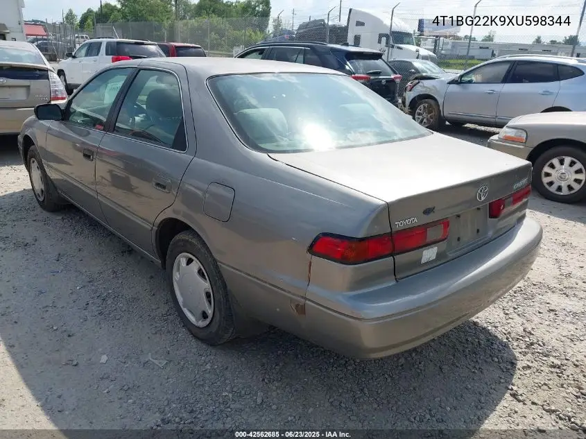 1999 Toyota Camry Ce VIN: 4T1BG22K9XU598344 Lot: 42562685