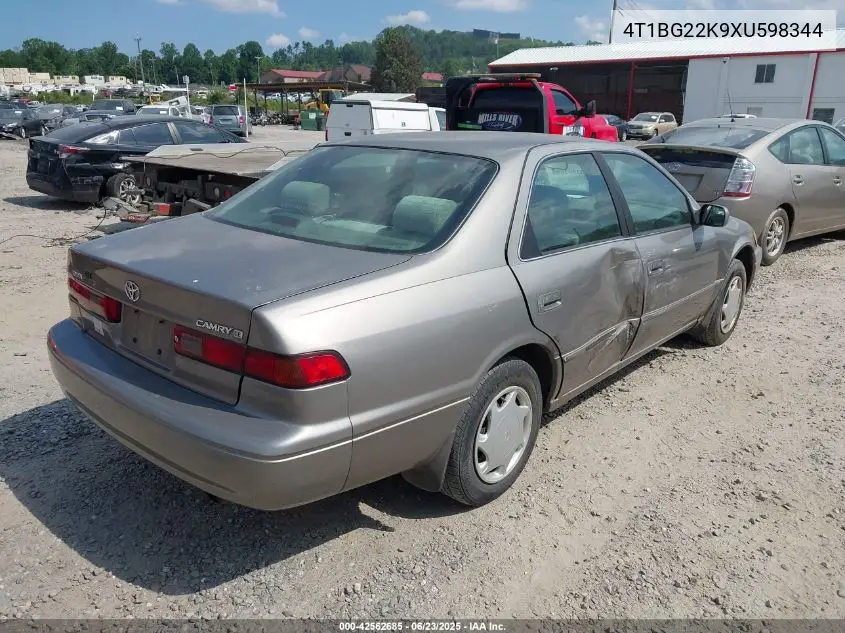 1999 Toyota Camry Ce VIN: 4T1BG22K9XU598344 Lot: 42562685