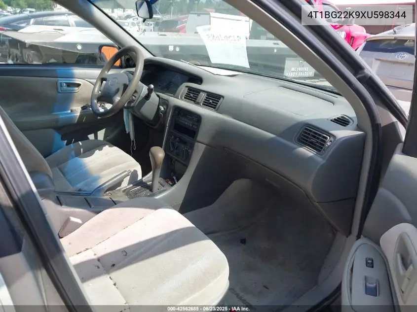 1999 Toyota Camry Ce VIN: 4T1BG22K9XU598344 Lot: 42562685