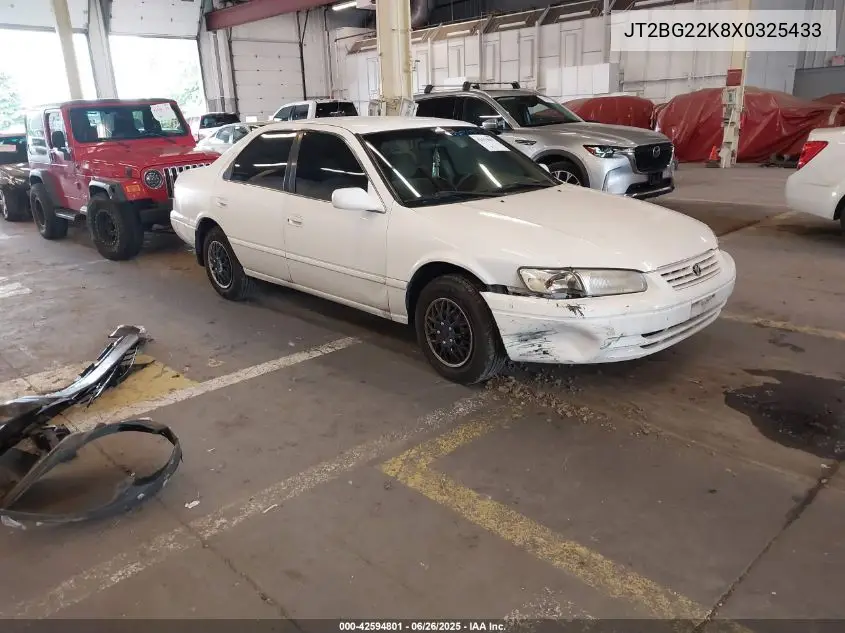 1999 Toyota Camry Le VIN: JT2BG22K8X0325433 Lot: 42594801