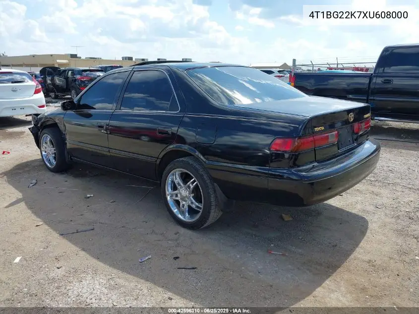 1999 Toyota Camry Le VIN: 4T1BG22K7XU608000 Lot: 42596310