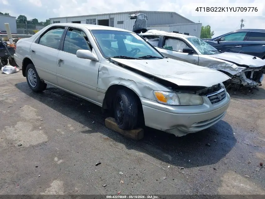 2000 Toyota Camry Ce VIN: 4T1BG22K1YU709776 Lot: 42276849