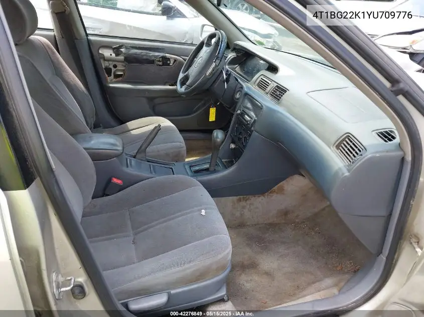 2000 Toyota Camry Ce VIN: 4T1BG22K1YU709776 Lot: 42276849