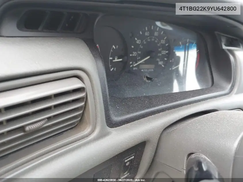 2000 Toyota Camry Ce VIN: 4T1BG22K9YU642800 Lot: 42623938