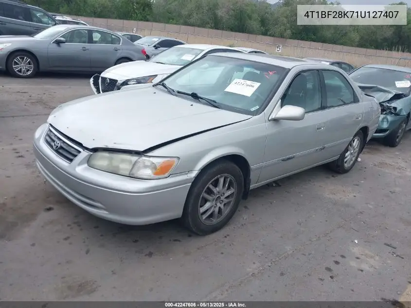 2001 Toyota Camry Le/Xle VIN: 4T1BF28K71U127407 Lot: 42247606