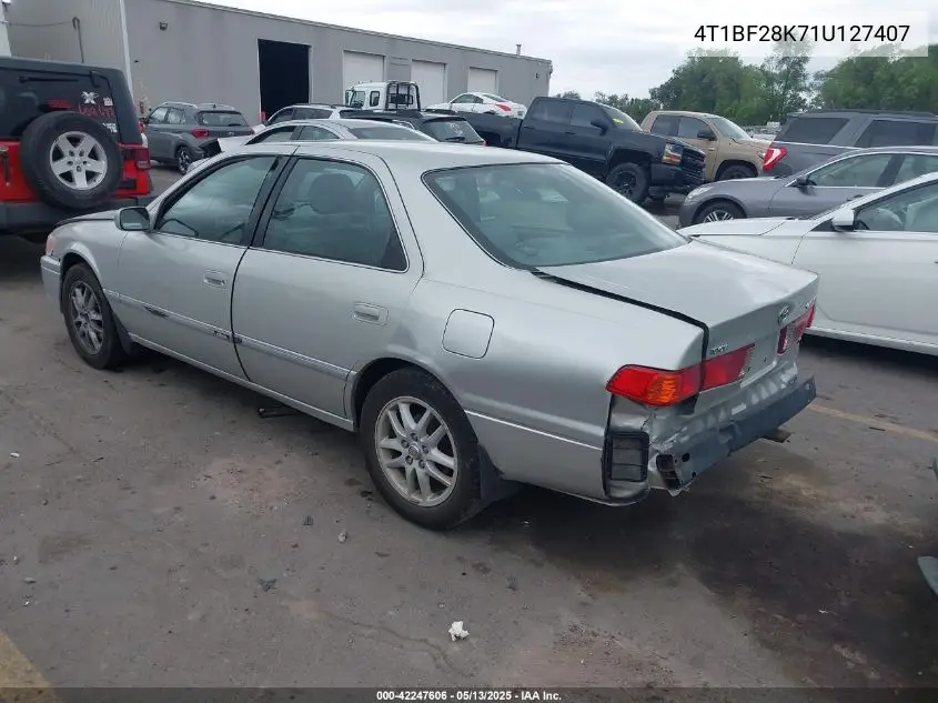 2001 Toyota Camry Le/Xle VIN: 4T1BF28K71U127407 Lot: 42247606