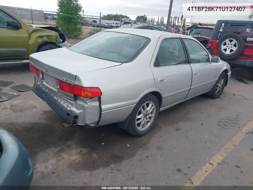 2001 Toyota Camry Le/Xle VIN: 4T1BF28K71U127407 Lot: 42247606