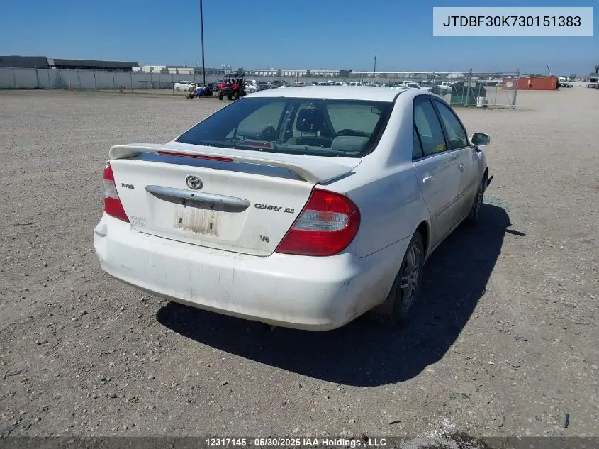 JTDBF30K730151383 2003 Toyota Camry Le V6/Se V6/Xle V6