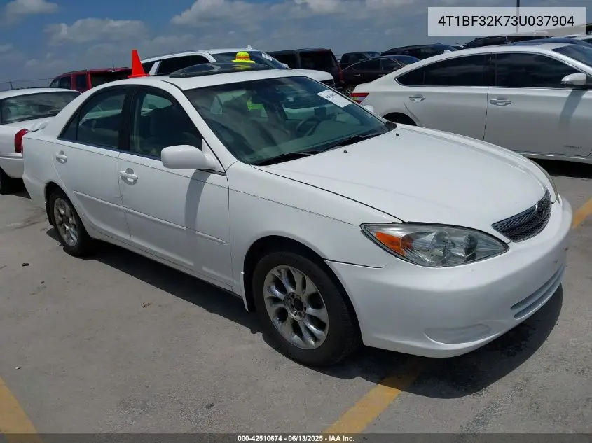 2003 Toyota Camry Le V6 VIN: 4T1BF32K73U037904 Lot: 42510674