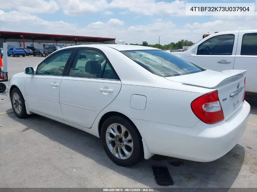 2003 Toyota Camry Le V6 VIN: 4T1BF32K73U037904 Lot: 42510674