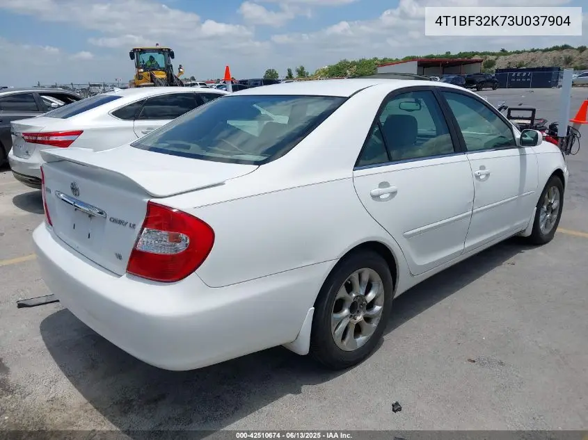 2003 Toyota Camry Le V6 VIN: 4T1BF32K73U037904 Lot: 42510674