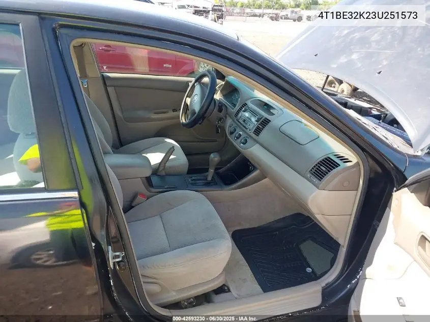 2003 Toyota Camry Le VIN: 4T1BE32K23U251573 Lot: 42593230