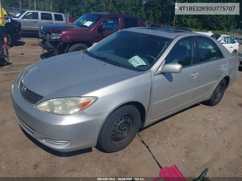 2003 Toyota Camry Le VIN: 4T1BE32K93U775707 Lot: 42612522