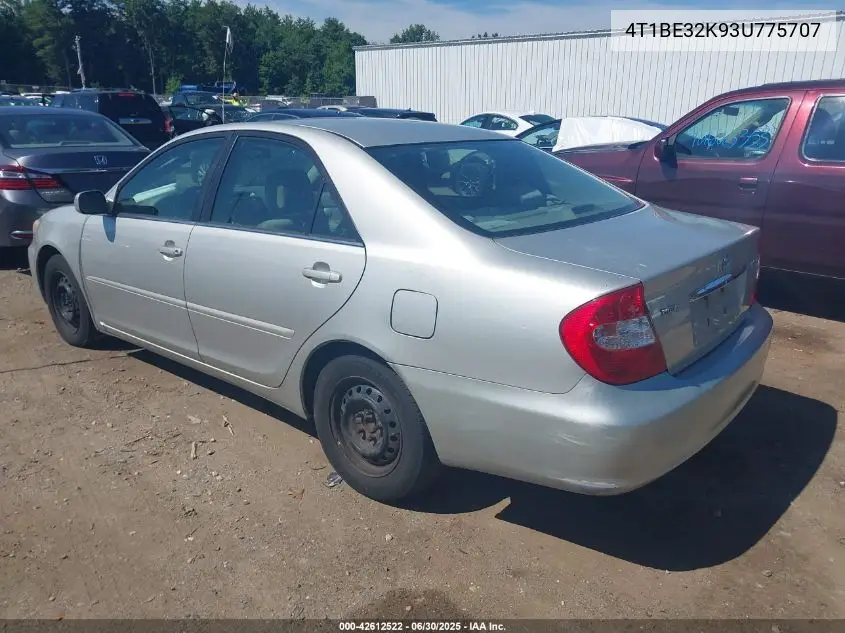 2003 Toyota Camry Le VIN: 4T1BE32K93U775707 Lot: 42612522