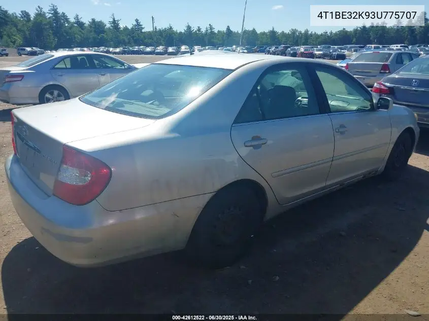 2003 Toyota Camry Le VIN: 4T1BE32K93U775707 Lot: 42612522
