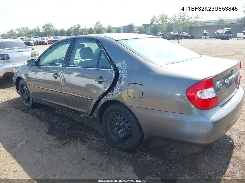 2003 Toyota Camry Xle V6 VIN: 4T1BF32K23U553846 Lot: 42623320