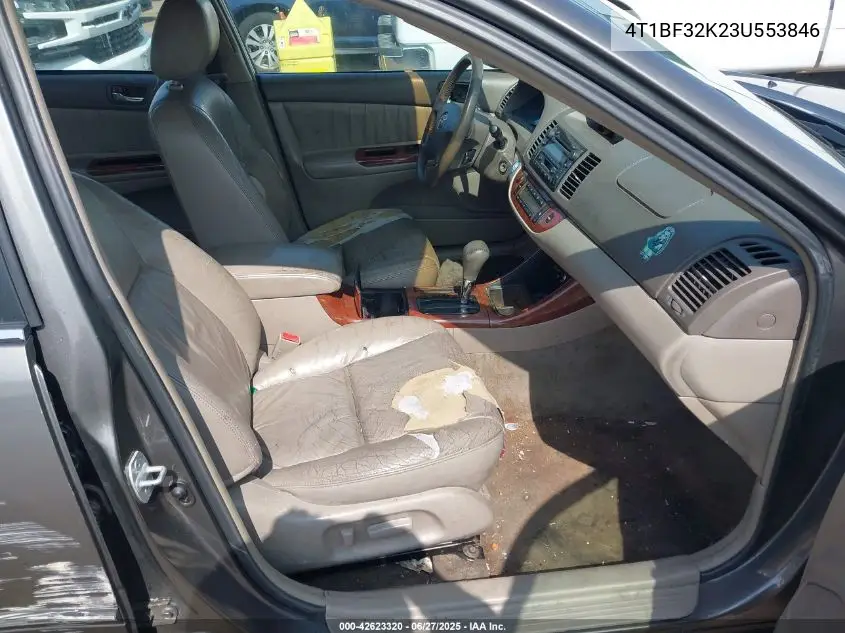 2003 Toyota Camry Xle V6 VIN: 4T1BF32K23U553846 Lot: 42623320