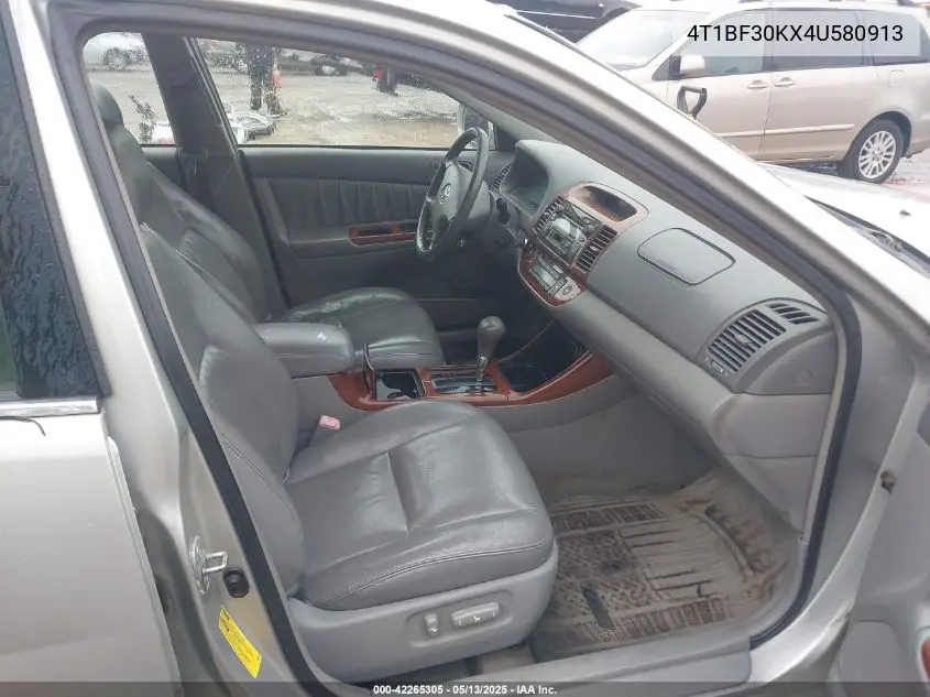 2004 Toyota Camry Xle V6 VIN: 4T1BF30KX4U580913 Lot: 42265305