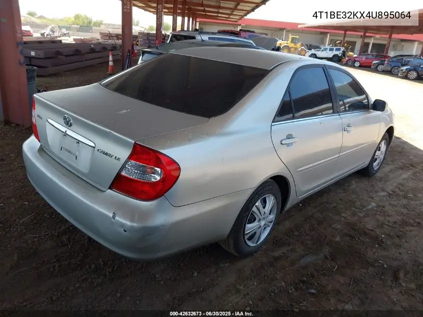 4t1be32kx4u895064 4T1BE32KX4U895064 2004 Toyota Camry Le