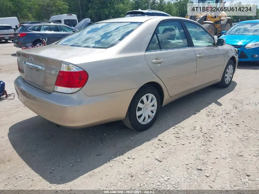 2005 Toyota Camry Le VIN: 4T1BE32K65U614234 Lot: 42601080