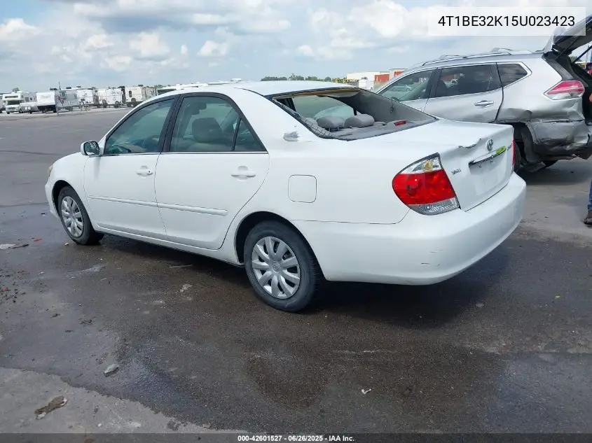 2005 Toyota Camry Le VIN: 4T1BE32K15U023423 Lot: 42601527