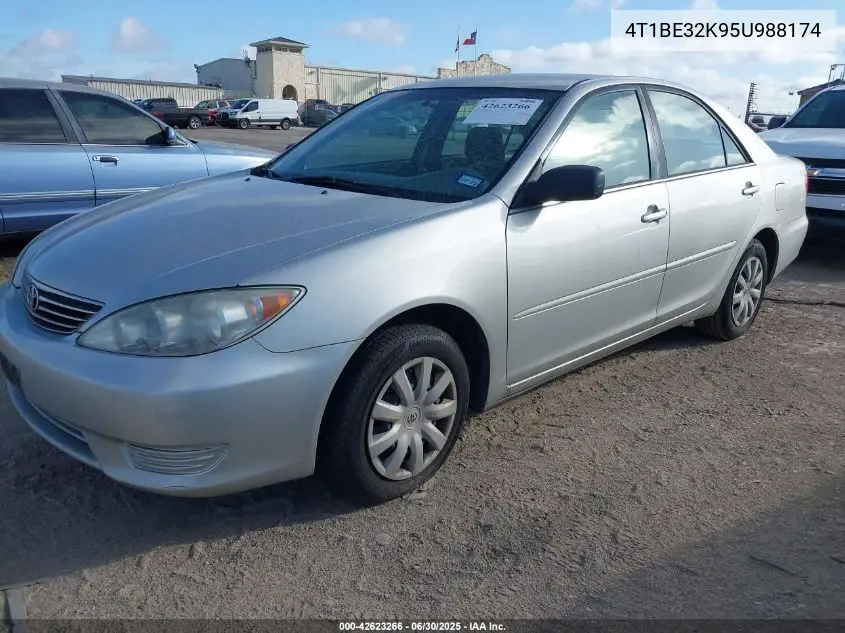 2005 Toyota Camry Std VIN: 4T1BE32K95U988174 Lot: 42623266